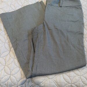 White House Black Market Houndstooth Wide Leg Trousers